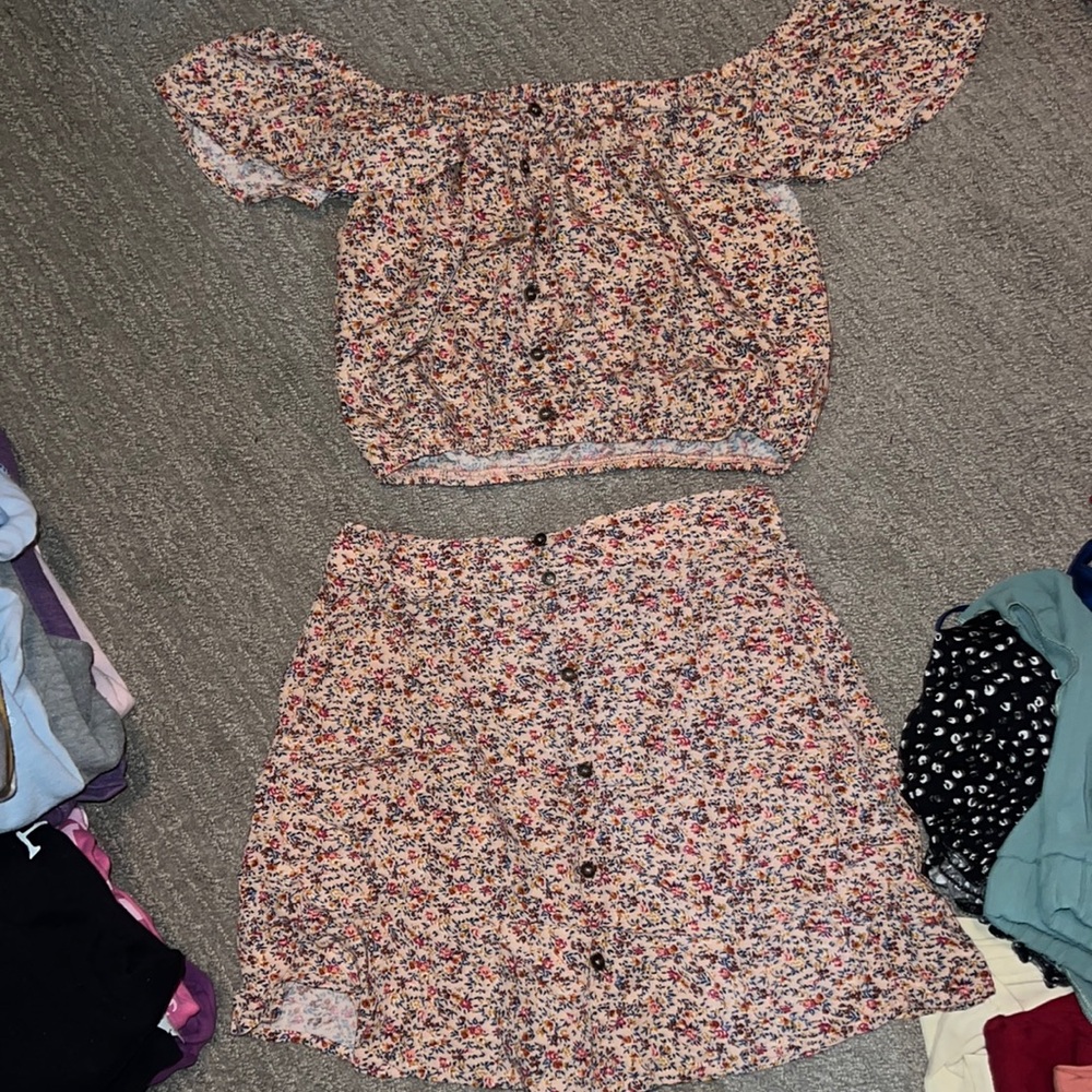 pink flower set
